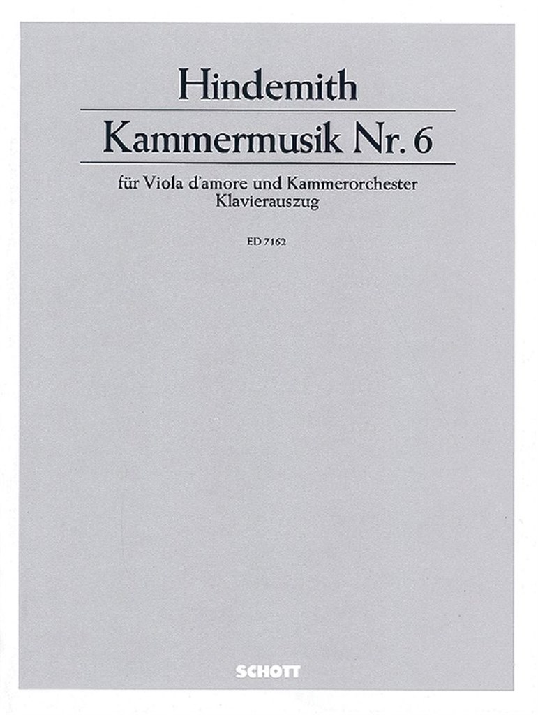 Chamber music No. 6 op. 46/1